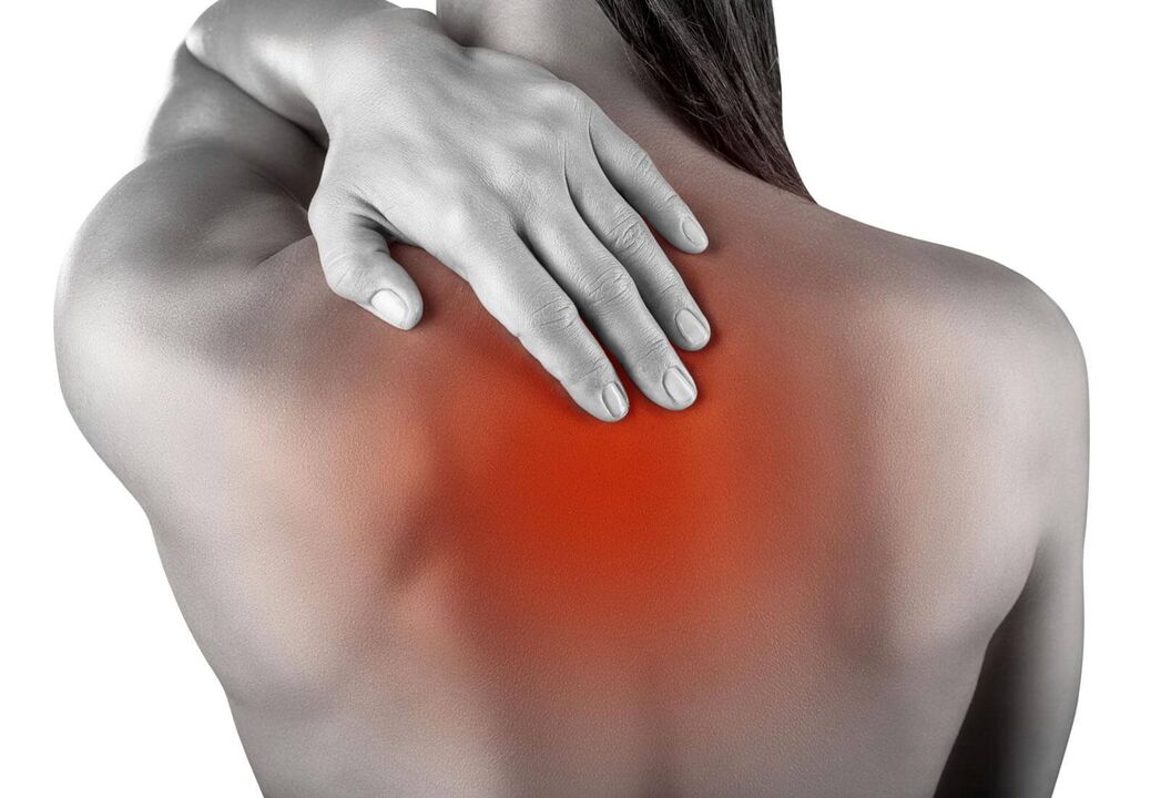 Schmerzen mit zervikaler Osteochondrose. 