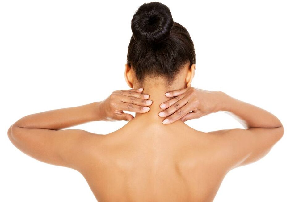 Selbstmassage des Nackens bei Osteochondrose
