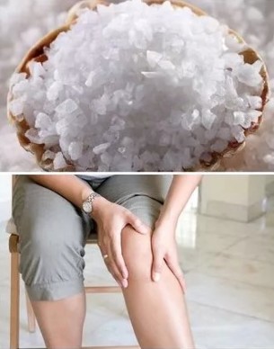 Salz in der Behandlung von Knie